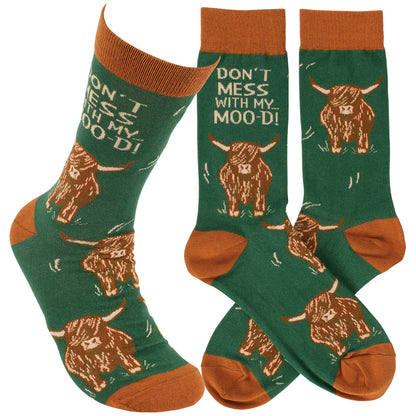 Don't Mess With My Mood Socks