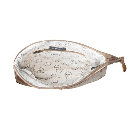 Tumbleweed Trail Fringed hand-tooled bag for women in Light Brown: Light Brown