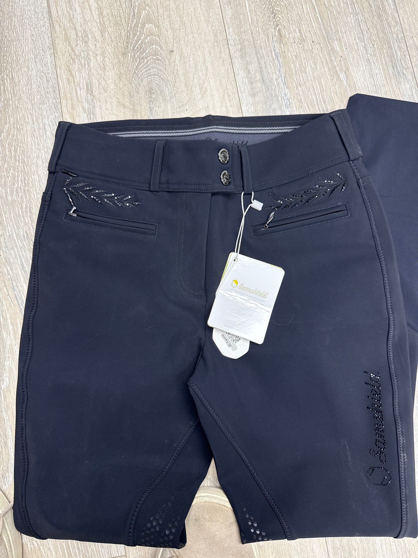 Samshield Ladies Capucine Premium Swarovski Crystal Breech Dark Forest