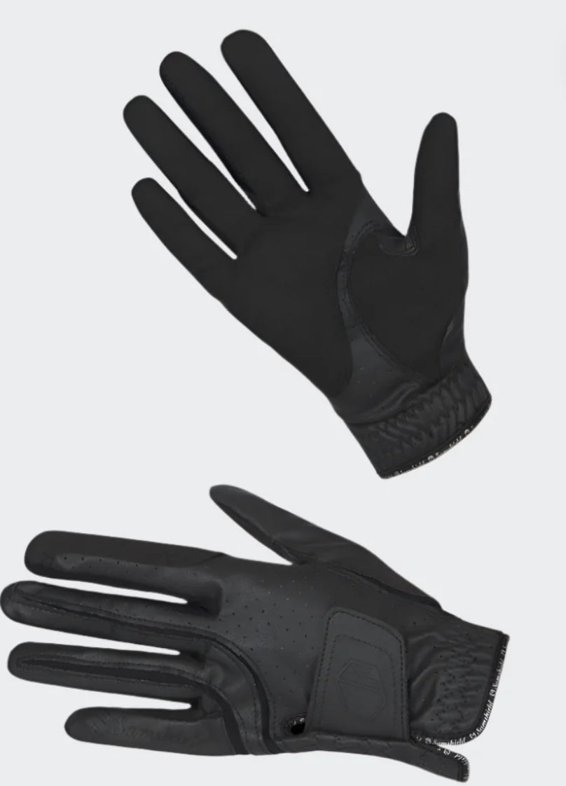 Gloves Samshield Riding Show V Skin Hunter  Riding Glove Black
