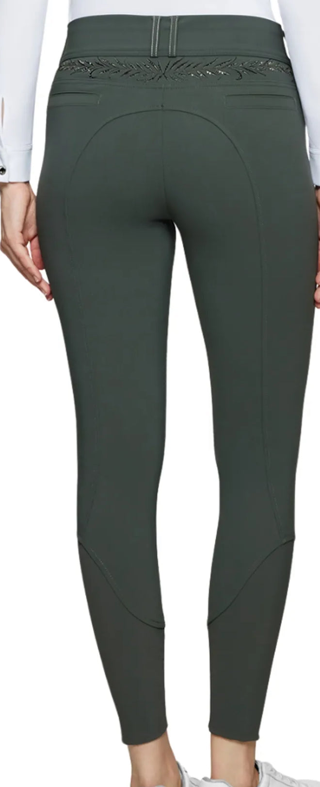 Samshield Ladies Capucine Premium Swarovski Crystal Breech Dark Forest