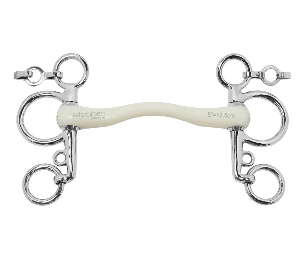 Bit Pelham Baby Stubben Fine Line Flex Anatomic Mouth 16mm