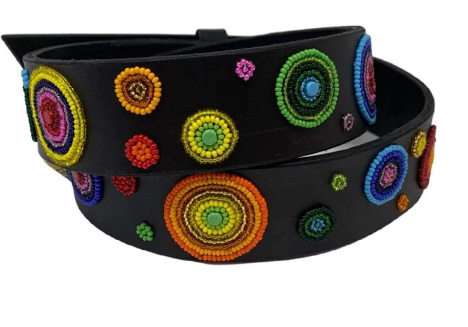 Belt TKC Arani Dots Belt in Wide Width - The Kenyan Collection