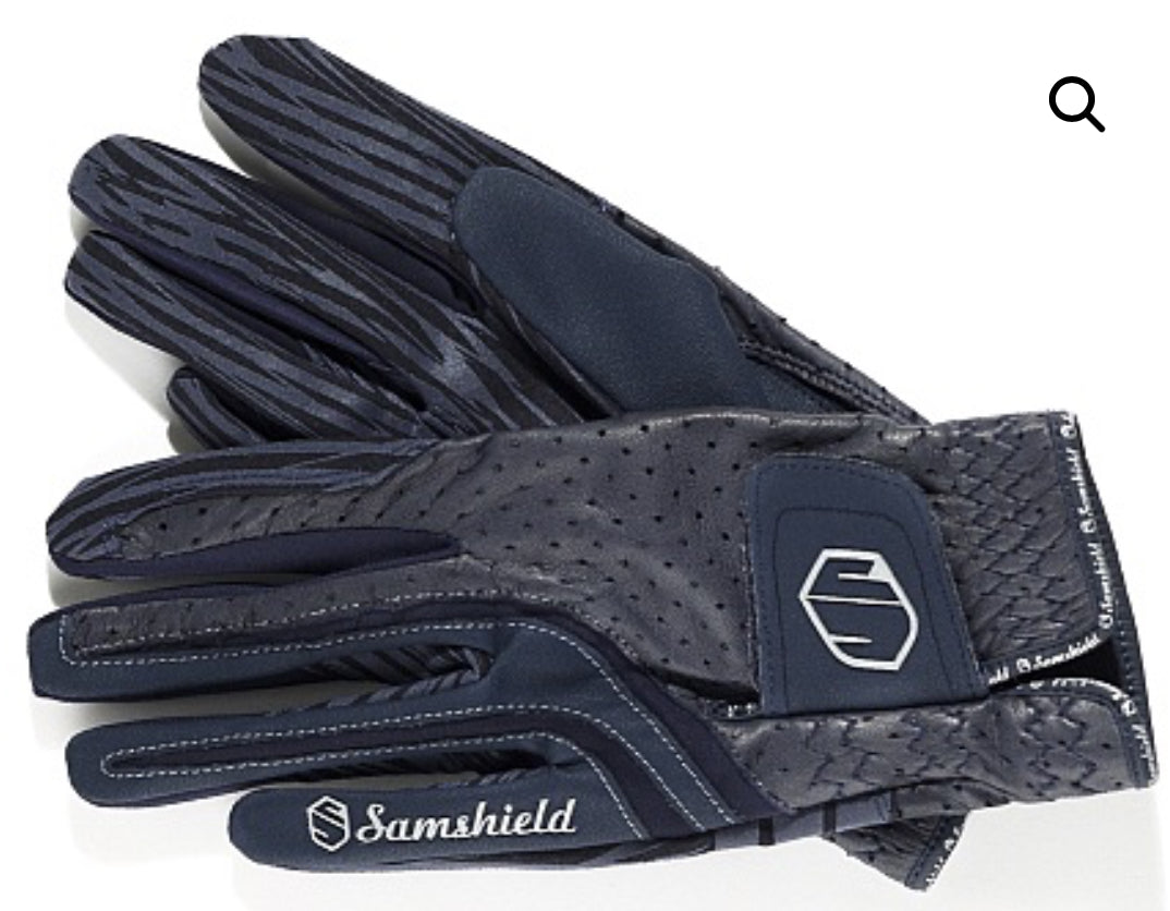 Gloves Samshield Riding Show V Skin Jumper Riding Glove Black