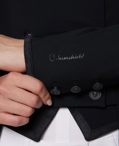 Samshield Ladies Shadbelly Frac Alcantara Black- Perfect for Derby’s or Dressage A25