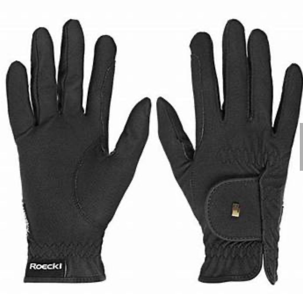 Gloves Roeckl Sports Riding Show  Chester Black