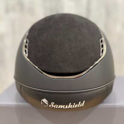 Helmet V2 Miss Matt - Alcantara - Chrome Trim & Blazon - Alcantara Band - Samshield Fast Custom 2.0 #3