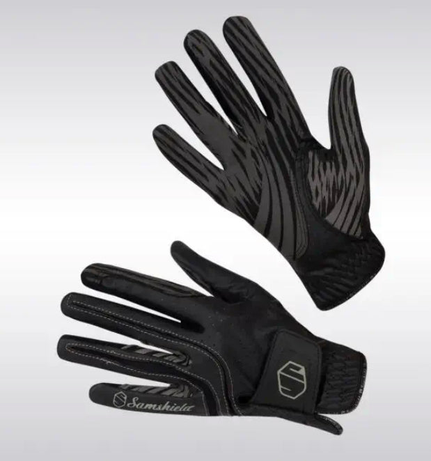 Gloves Samshield Riding Show V Skin Jumper Riding Glove Black