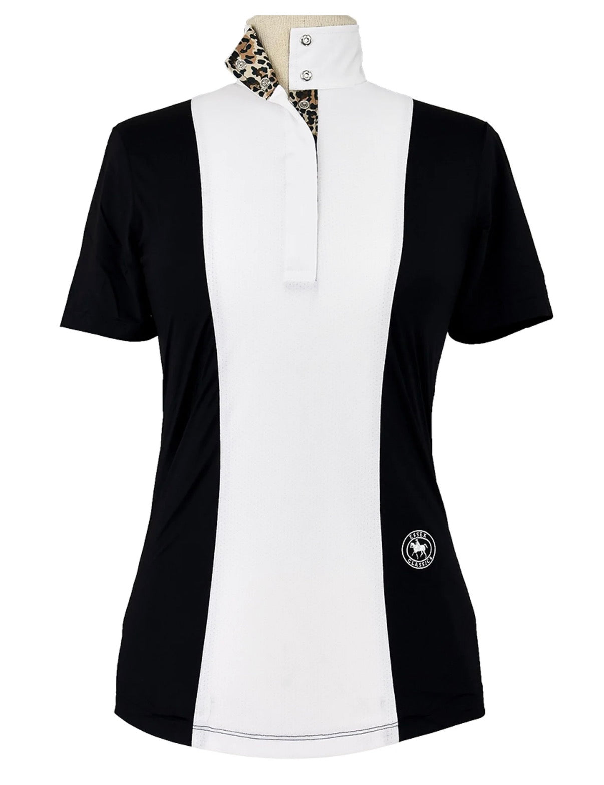 Essex Classics Ladies Luna II Short Sleeve Leopard Performance Show Shirt