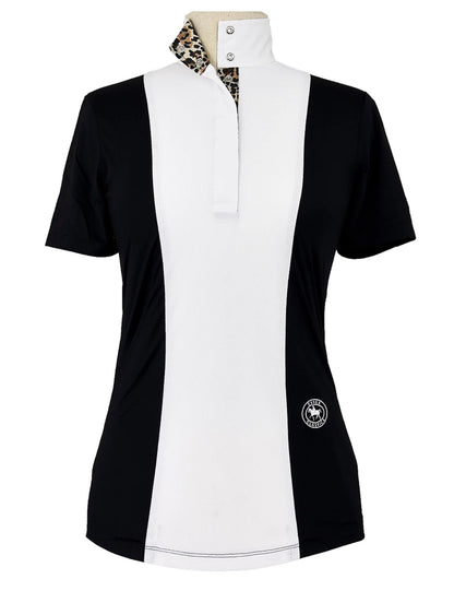Essex Classics Ladies Luna II Short Sleeve Leopard Performance Show Shirt
