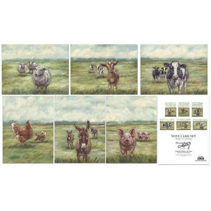Farm Friends Note Card Set