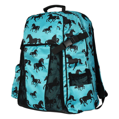 AWST Int'l Lila Equestrian Backpack: Turquoise / STD