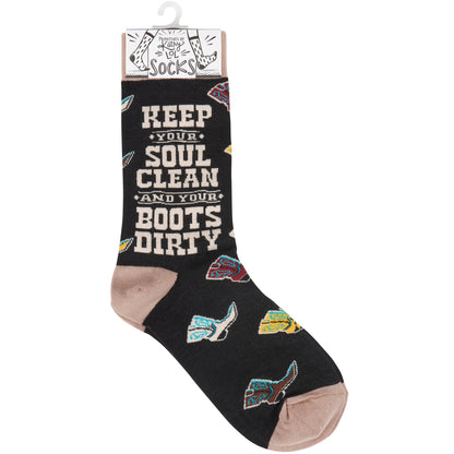 Keep Your Boots Dirty Socks