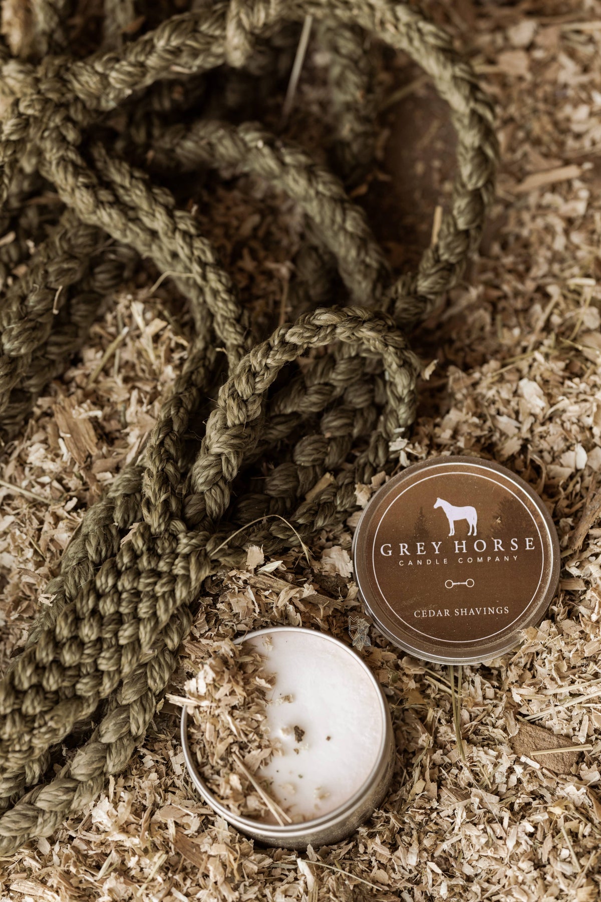 Soy Candle Tins: Cedar Shavings
