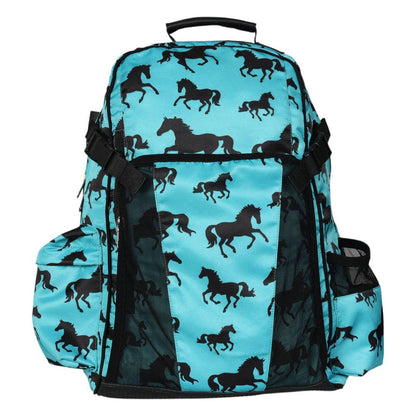 AWST Int'l Lila Equestrian Backpack: Turquoise / STD