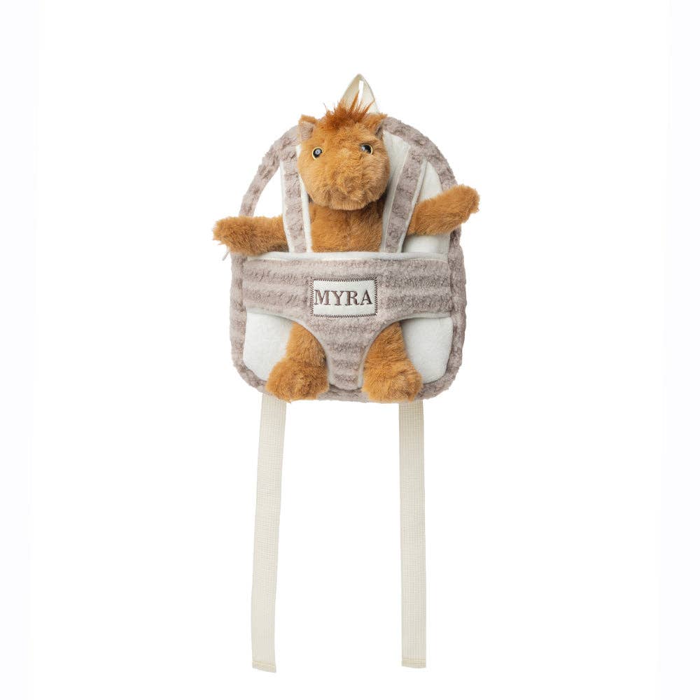 WhinnyPal Kids' Backpack in Toffee Brown: Toffee Brown