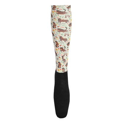 Equine Couture OTC Boot Socks: Sunset Aztec
