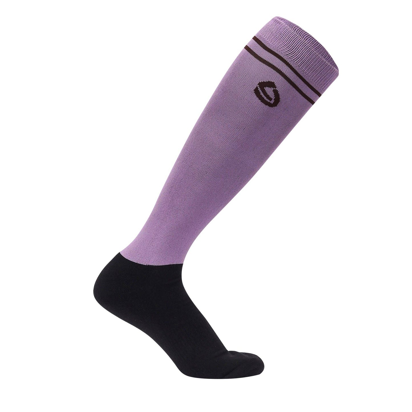 Lettia EquiFine Padded Sock: Black Forest / STD