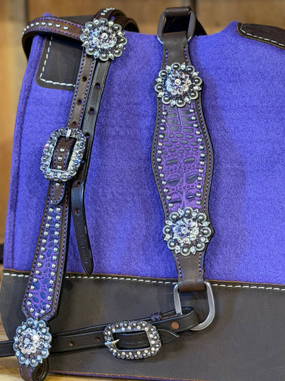 PLR Saddle Pads : Purple