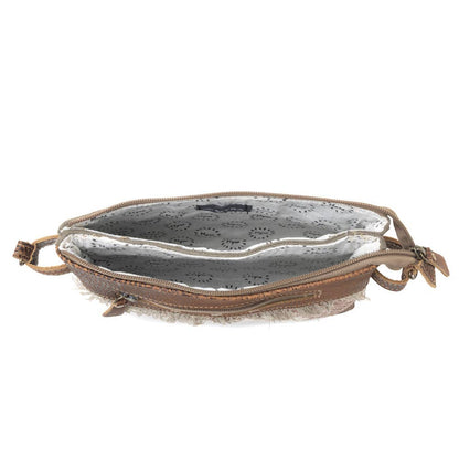 Inkwild Vintage Crossbody Bag for Women in rust with fringe detail: Rust
