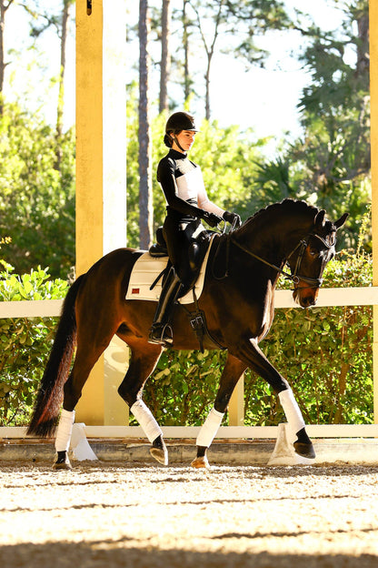 Soft White Dressage Pad
