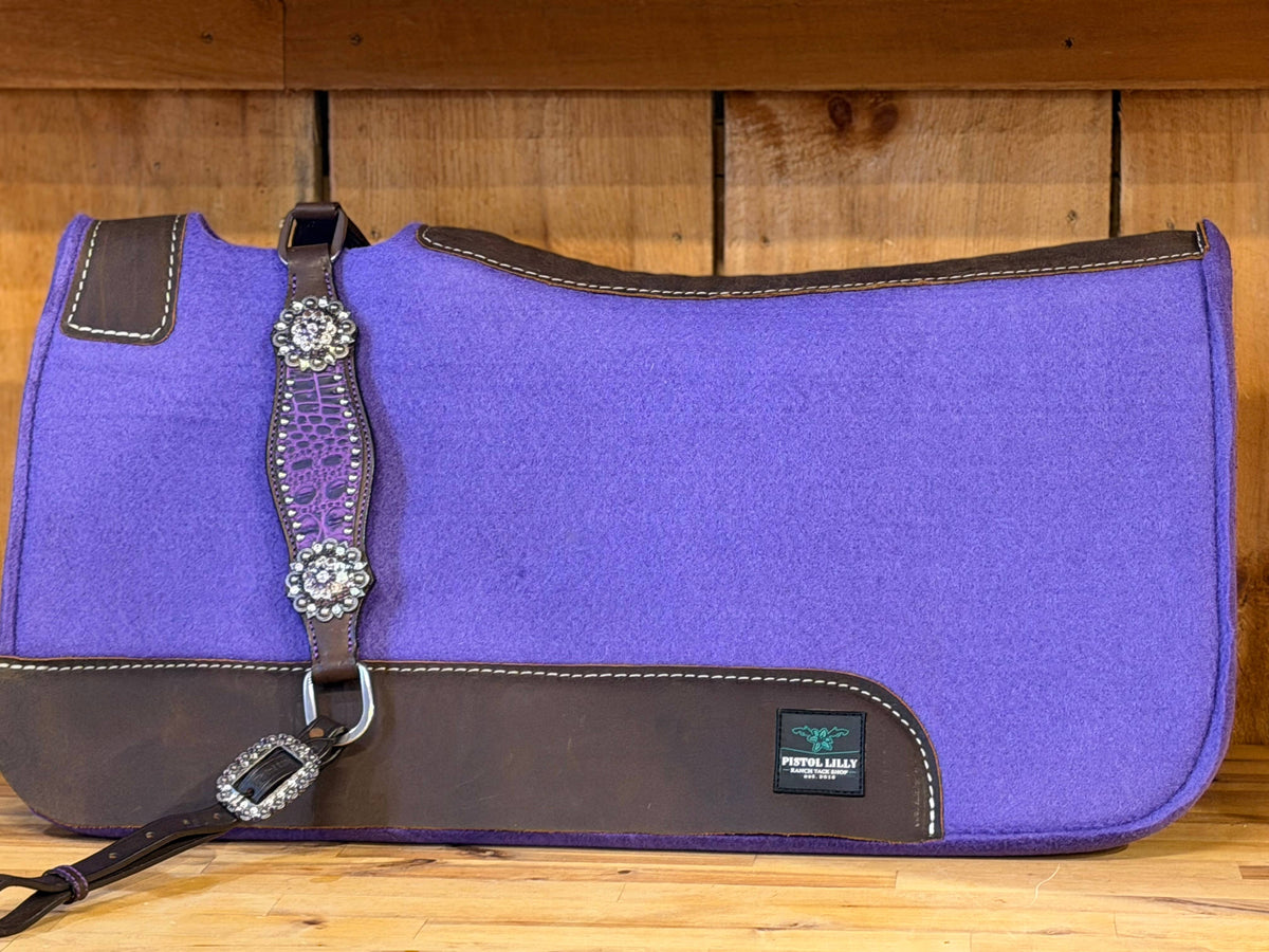 PLR Saddle Pads : Purple