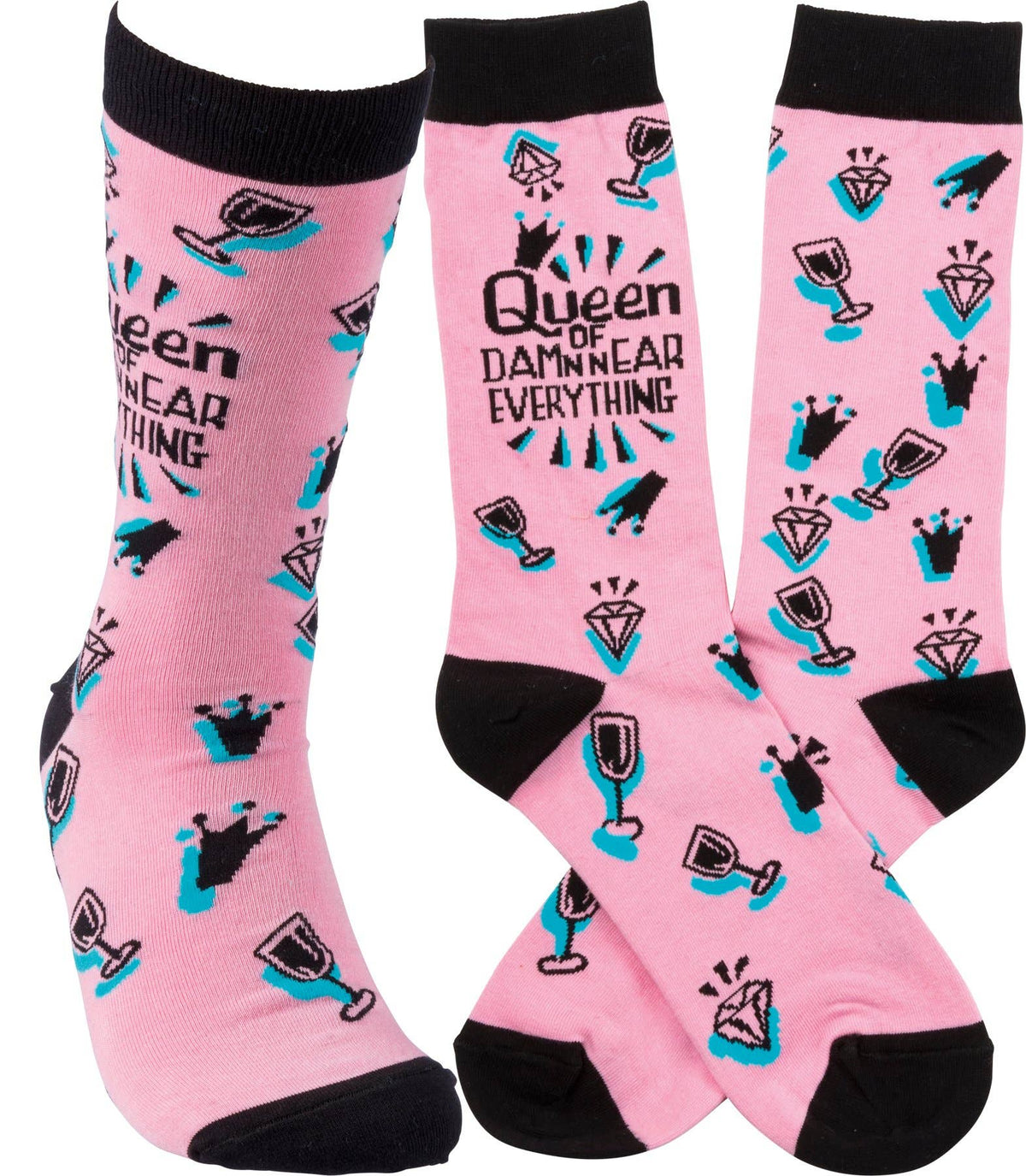Queen Of Damn Near Everything Socks