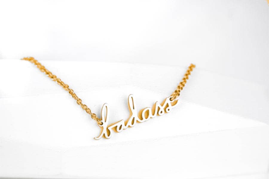 Badass Pendant Gold
