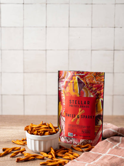 Stellar Pretzel Braids - Sweet & Sparky - 5oz