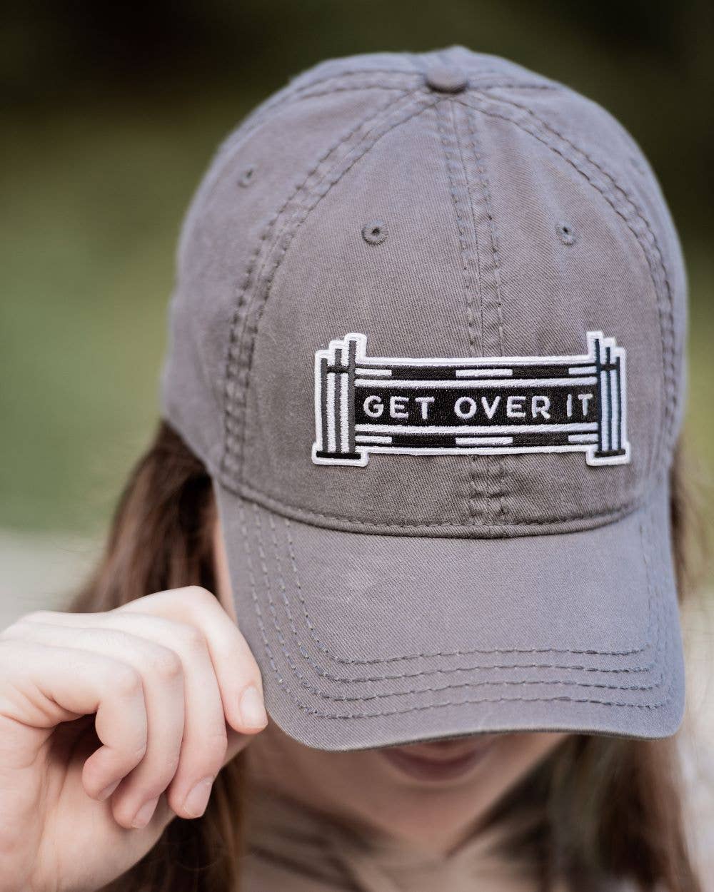 Dapplebay Get Over It - Barn Hat: Charcoal / One size