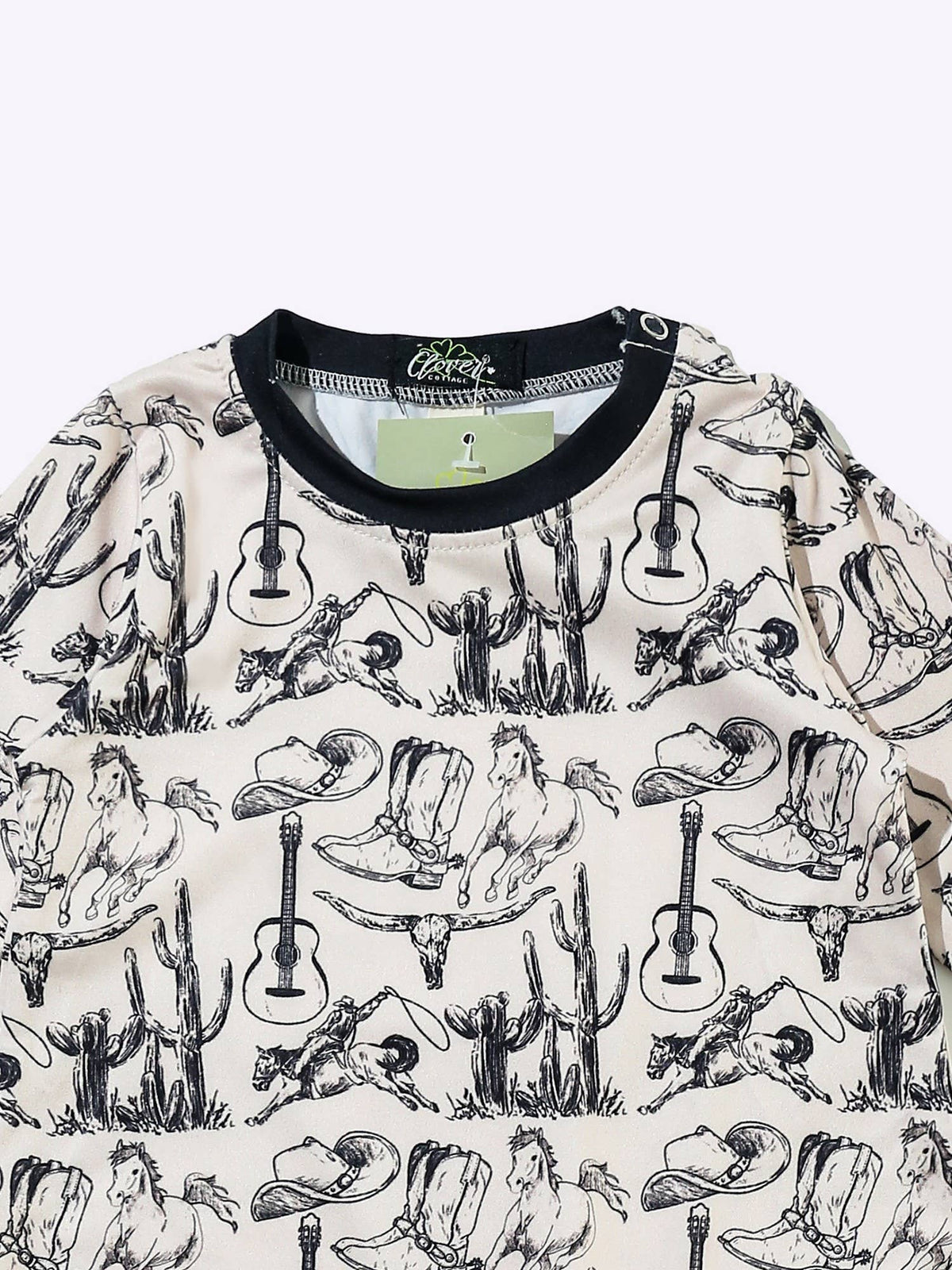 Wild West Boy Romper: 12/24 mo