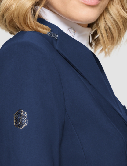 Samshield Ladies Victory Premium  Show Coat - Regular & Tall - Sapphire Blue  - SS26